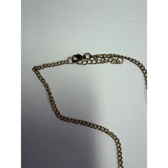 3 pink coral statement bib flower floral bling enamel necklaces bundle lot - Picture 9 of 16